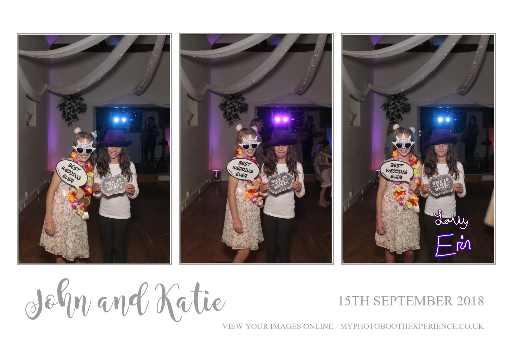 John and Katie’s Wedding | View more photos from the event at gallery.myphotoboothexperience.co.uk/u/MyPhotoBoothExperienceLtd/John-and-Katie’s-Wedding